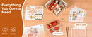 Robotime 3D Puzzle Super Store Cozy Living Lounge Plastic DIY Miniature House Kit LED Building Blocks for Adults Women