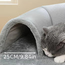 Warm Non-Slip Base Cat Tunnel Bed U-shaped Removable Washable Cat House Anti Dirty Cat Nest Pet Interactive