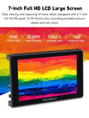 【 Do Brasil 】 FEELWORLD SH7 7-inch Monitor SDI/HDMI-compatible Input/Output Cross Conversion Ultra Bright 2200nit 1920x1200