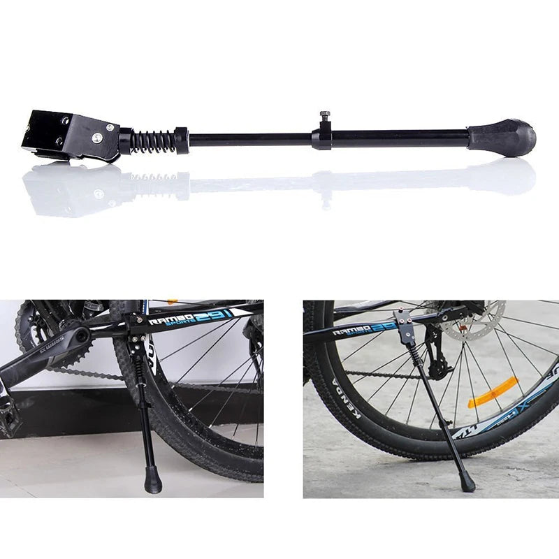 Bike Kickstand Parking Stand Foot Brace Adjustable Alloy Bicycle Side Support 16/20/24/26 Inch Foot Support MTB Bike Accessories