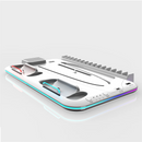 RGB Light and 3 Levels Turbo Cooling Station with Controller Charging Station for PS5/SLIM Digital/Disc with Headset Holder