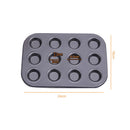 Bakeware Mini Muffin Cake Baking Pan 12/24/48 Holes Cupcake Mold Non Stick Baking Dishes Carbon Steel Oven Trays Pastry Tool 316
