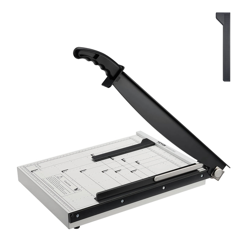 VEVOR Paper Cutter Guillotine Trimmer 15"/18" Cut Length 16/20 Sheets Capacity Heavy Duty Paper Cutter for Home Office School