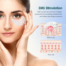 Microcurrent RF Massage Eye Mask Hydrogel Eye Patches Hot Massage EMS Eye Massage Device Reduce Wrinkles Puffiness Dark Circles