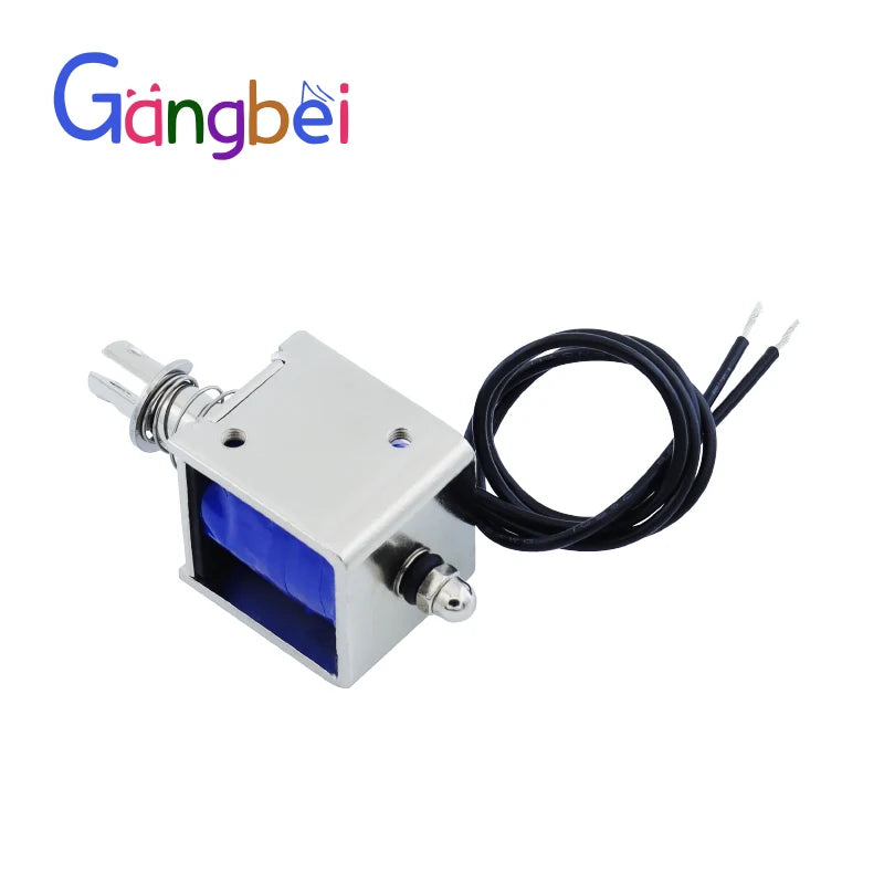 gangbei-0826B Wholesale Pull Type Linear Solenoid Electromagnet JF-0826B DC 6V 12V 24V 350mA Force 20N travel 10mm