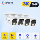 ANNKE 5MP Video Surveillance Cameras 4PCS 8PCS 5MP Bullet Cameras Audio Recording Outdoor Weatherproof Security Cameras Kits
