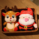 New  Lovely Santa Claus & Elk Plush Toys Stuffed Animal Doll Christmas Gifts For Children Kids Home Decoration High Quality