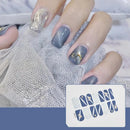 Semi Cured Gel Nails Art Stickers Fashion Solid Color Manicure Decal UV LED Lamp Need Gel Nail Decals Nail Sticker Decoration