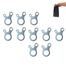 Zeltleinen-Spanner 3-Loch Outdoor Camping Zelt Windseil-Spanner Aluminiumlegierung Spanner Zeltleine Seil-Befestiger Spannhaken