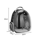 [EU STOCK] Pet Backpack portable transparent space capsules, cat Bag Cat supplies breathable Backpack 42*35*25cm Cat Backpack