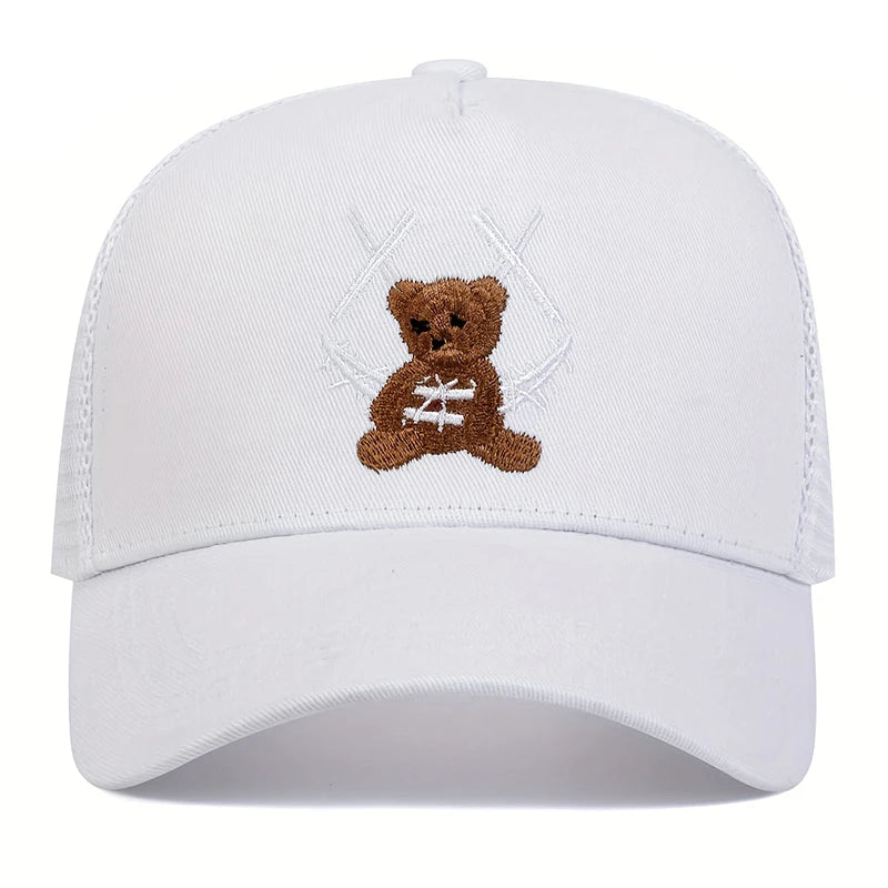 Unisex XX Smiling Face Camouflage Baseball Net Caps Spring and Summer Outdoor Adjustable Casual Hats Sunscreen Hat