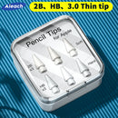 Pencil Tips For Apple Pencil 1st 2nd Generation Double Layer 2B & HB & Thin Tip For Apple Pencil Nib, Enough For 4 Years of Use