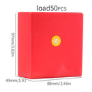 High-capacity Cigarette Box for 50 Pack Portable Plastic Creative and Personalized Thick Cigarette Storage Box
