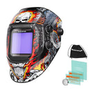 ARCCAPTAIN Auto Darkening Welding Helmet 4 Arc Sensor DIN4 1/1/1/1 with Large Viewing True Color Welding Mask For MIG MAG TIG