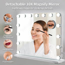 The Studio Circle | 15-Bulb Hollywood Vanity Mirror with Dimmable 3-Color LED Lighting