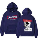 Hoodies THE EXPLOITED Theme Singer Graphic Printing Clothing Hooded Hip Hop Casual Unisex Autumn Winter Fleece Sweatshirts