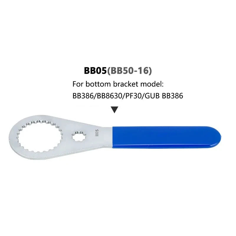 MTB/Road Bike Bottom Bracket Wrench Aluminum 39/40.5/44/46/50mm BB Installation Removal Tool DUB MT800 BB91 BB71 BSA30 BB386