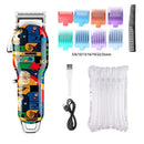 Kemei Rechargeable Graffiti Pattern Electric Hair Clipper Professional Barber Trimmer Man Shaver Km-MAX2092 KM-MAX5090 KM-RS7098