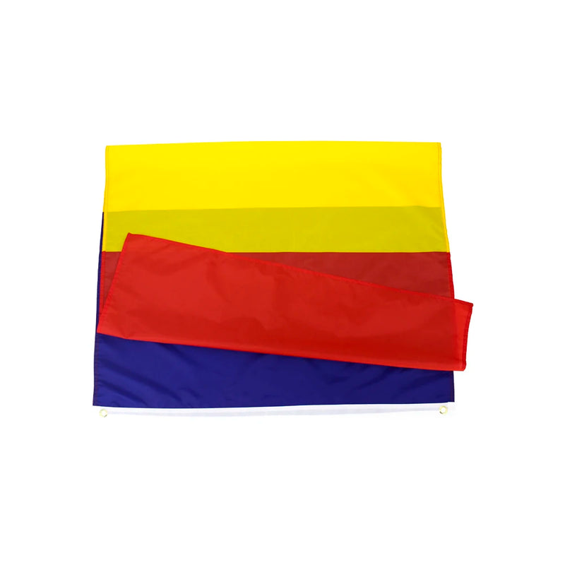 Free Shipping Romania Flag 90x150cm Polyester Double Side Printed Blue Yellow Red Ro Rou Romanian National Banner