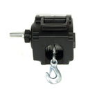 12V 906Kg Electric Hoist Lifting Crane Cable Hoist Winch for Boats  Trucks Cars with Hand-Held Rubber Remote Control