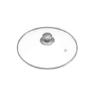 3 Tiers Stainless Steel Steamer 28cm Overlapping Steaming Pot Cookware Kitchen Soup Steamer Cooker Set Silver with Glass Lid