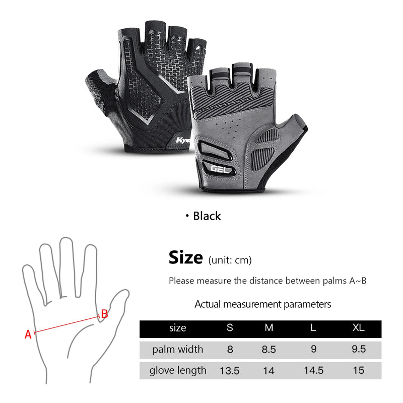 Half Finger Outdoor Cycling Anti Slip Anti Sweat Men Women Half Finger Gloves Breathable Anti Shock Sports Gloves