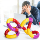 Twisted Ring Magic Figet Magic Trick Rope Kreative DIY-Wicklung Freizeitbildung Stressabbau für Kinder Weihnachtsspielzeug Zufällige Sendung