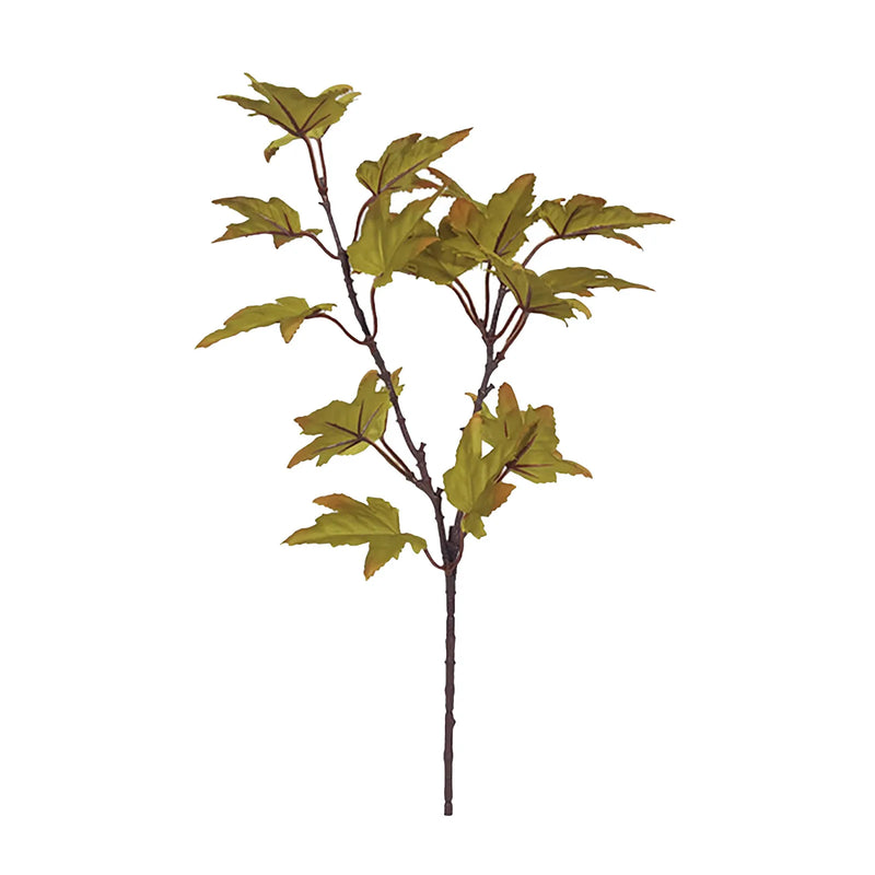 Artificial Leaves Kitchen Fall For Home Maple Stems Thanksgiving Leaves Outdoor Decor Branch Vase Flowers Artificial Tall