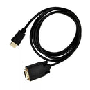 Male to Vga 1.80 Meters Plated Male Hdmi Converter Cable