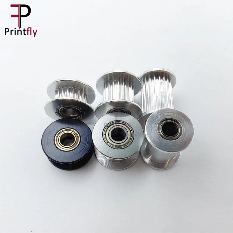 Printfly  2GT Idler Pulley 20Teeth Width 6 10 15mm Bore 3 4 5 6 8mm Bearing Timing belt 3D Printer Accessories Tensioning