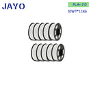 JAYO 3D Filament Printer PLA PLUS/PLA /PETG/PLA+2.0/ABS/TPU 1.75mm 10Rolls for FDM 100%No bubbel 3D Printer Materials DIY Gift