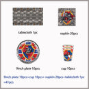 Middle Ages Armored Knight Theme Children's Birthday Party Decoration Supplies Disposable Backdrop Plate Banner Baby Shower Gift