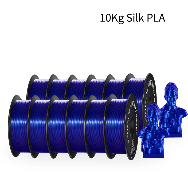 GEEETECH 10Kg 3d Silk PLA Filament 1.75mm Spool Wire For 3D Printer Material,Safety, Vacuum packaging