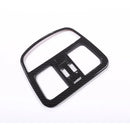 For Maserati Levante 2016-2023 ABS Chrome/Carbon Fiber Rear Air Conditioning Outlet Vent Frame Cover Trim Accessories