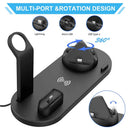 7 in 1 Wireless Charger Stand Pad For iPhone 17 16 15 14 13 12 Apple Watch Airpods Pro iWatch 8 7 6  Fast Charging Dock Station