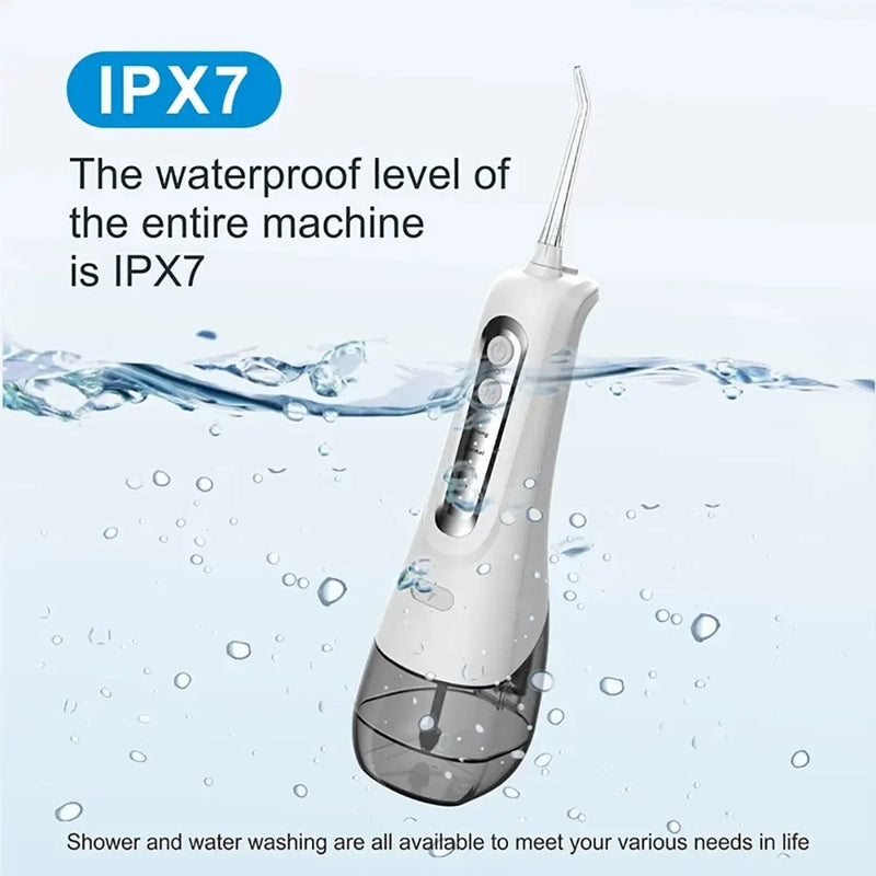 4 Modes Powerful Irrigator Dental Water Flosser Jet Pick Mouth Washing Machine Shower 30-140psi Floss For Teeth Toothpick