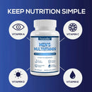 Men's Multivitamin Supplement - Contains Vitamin C D3 B12 Minerals, Probiotics for Muscle, Immune Health, Antioxidants
