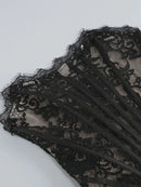 The Lace Hour | Strapless Lace-Panel Sheath Mini Dress