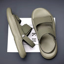 Sandals for Men 2026 New Summer Breathable Soft Bottom Casual Anti Slip Wear Beach Shoes Dual Purpose Driving Slippers Sandals