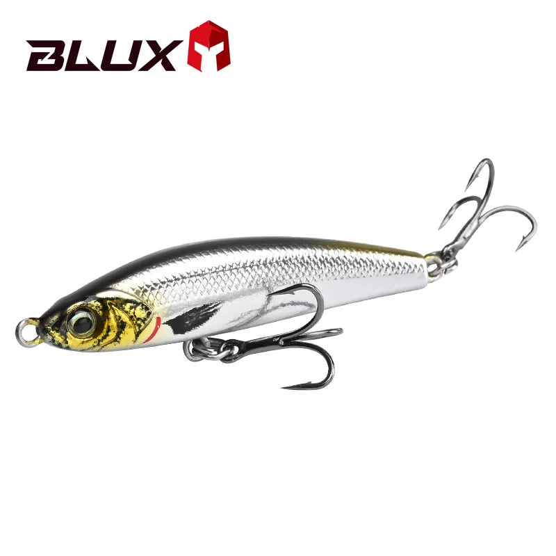 BLUX EXILE 50 Sinking Gravity Pencil Heavy Stick Fishing Lure 50MM 8G Saltwater Lipless Minnow Wobbler Hard Plastic Bait