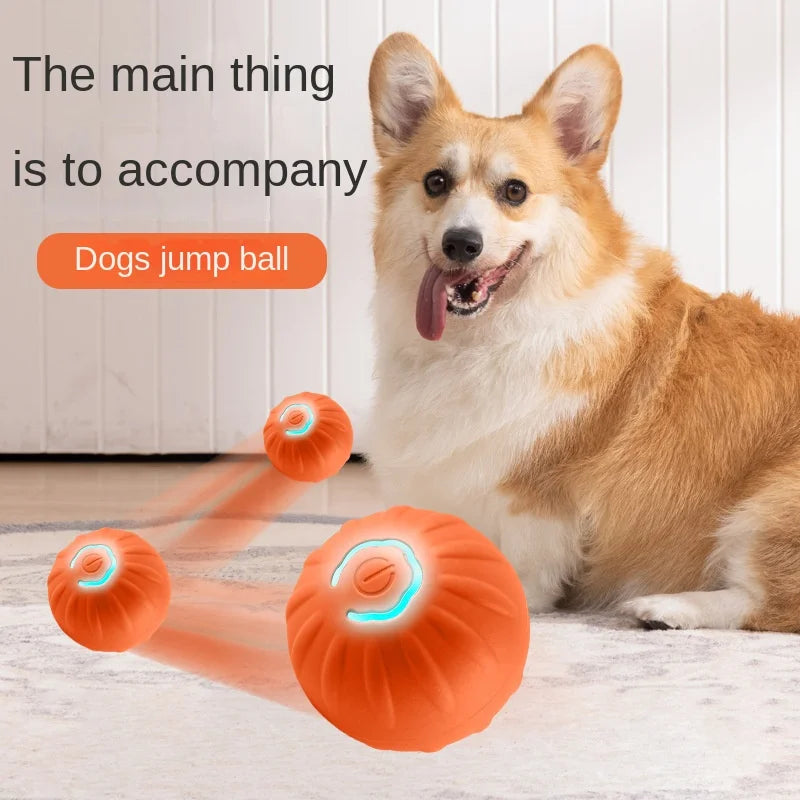 Smart Dog Toy Ball Electronic Interactive Pet Toy Activity Ball USB Automatic Moving Bouncing Puppy Birthday Gift Cats Product