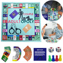 Adultopoly Brettspiel Paar Adult Opoly Brettspiel Tragbares Paarkarten-Spiel Unterhaltung Brettspiel Valentinstagsgeschenke für Ihn Sie