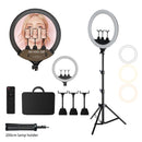 SH Upgrade 18inch Ring Light  Selfie LED Video Lamp With Tripod Stand Phone Clip For YouTube Live Light Photo Photography Studio