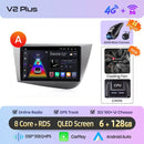 Junsun Android Wireless CarPlay Auto Car Radio For Seat Leon MK2 2005-2012 Car Intelligent Systems DSP SWC RDS GPS FM BT