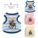 Niedlicher Bären-Hunde-Kleidung Sommer-Haustier-Weste Kleidung Französische Bulldogge Welpenkleidung Kleine mittelgroße Hunde Kleidung Chihuahua Kostüm Perro