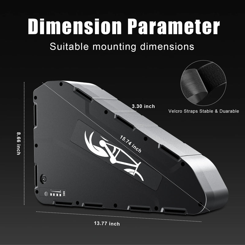 52V 30Ah Battery 50A EBike BMS Electric Bicycle Lithium  Battery with 4A Charger for Samsung Cells Bafang 2500W Motor