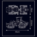 Mould King 18020 Technical Car Toys MOC-35270 APP&RC Pneumatic Crawler Tractor Building Block Brick Set Kids Christmas Gift
