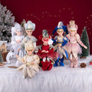 New Arrivals Christmas Decor Handmade New Year Decor Hanging Sitting Elf Plush Doll Christmas Tree Hanging Ornament Xmas Gift