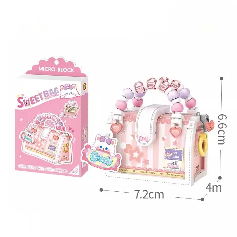 LOZ Sweet bag DIY decoration blocks Home decoration Model Building Blocks toys Assembly Toy Christmas Gift for Children  8844