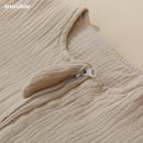 Baby Sleeping Bag Newborn Swaddle Sleeveless Sleep Sack Summer Thin Premium Muslin Cotton Soft 2-Ways Zipper Easy Diaper Changes